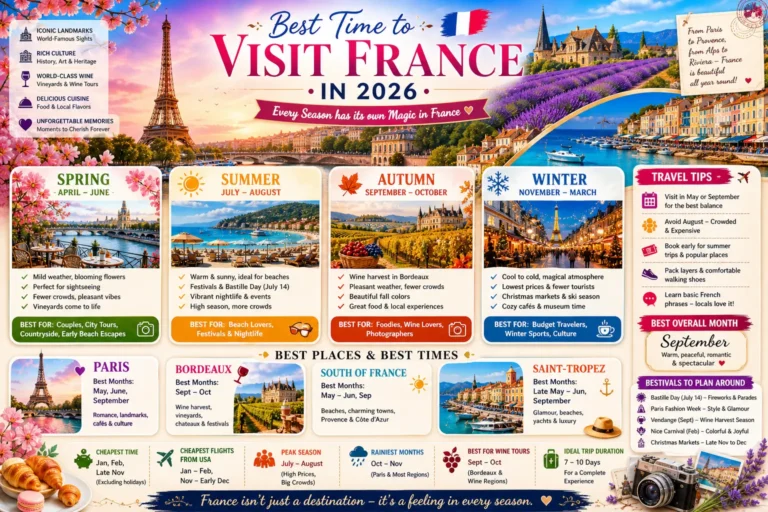 Best Time to Visit France in 2026 Best Time to Visit France in 2026