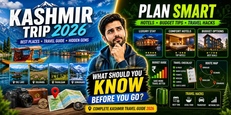 Kashmir Trip in 2026: Best Places, Hotels, and Travelling Tips Kashmir Trip in 2026: Best Places, Hotels, and Travelling Tips
