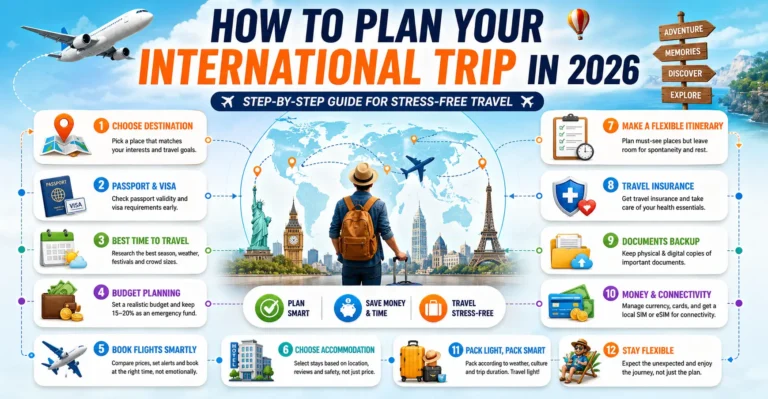 How to Plan Your International Trip in 2026 How to Plan Your International Trip in 2026